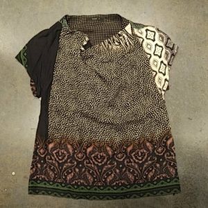 Etro silk short-sleeve blouse